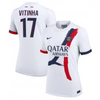 Fotbalové Dres Paris Saint-Germain Vitinha #17 Dámské Venkovní 2024-25 Krátký Rukáv